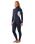 The Rip Curl Womens Womens Dawn Patrol 5/4mm Chest Zip Wetsuit in Slate