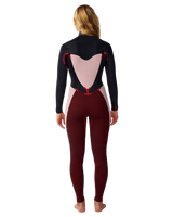 The Rip Curl Womens Womens Dawn Patrol 5/4mm Chest Zip Wetsuit in Slate