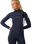The Rip Curl Womens Womens Dawn Patrol 5/4mm Chest Zip Wetsuit in Slate