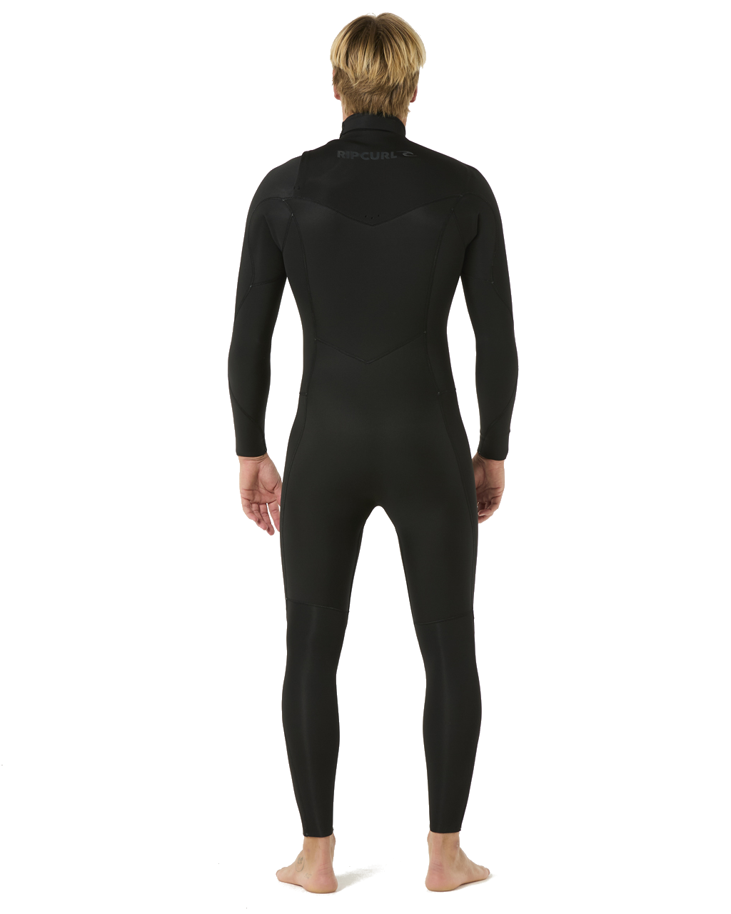 The Rip Curl Mens Dawn Patrol Pro 5/3mm Chest Zip Wetsuit in Black