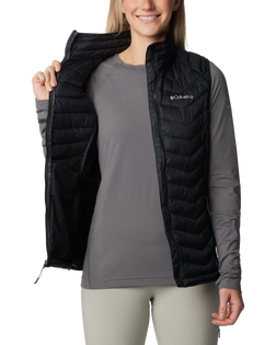 The Columbia Womens Powder Pass Womens Gilet in Black