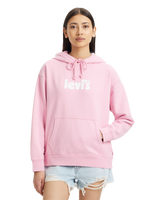 The Levi's® Womens Standard Graphic Hoodie in Prism Pink
