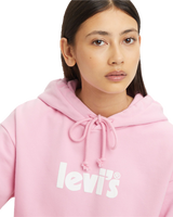 The Levi's® Womens Standard Graphic Hoodie in Prism Pink