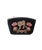 Celestial Leopard Velvet Coin Purse in Charcoal