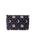 Celestial Sun & Moon Velvet Everyday Pouch in Navy