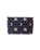Celestial Sun & Moon Velvet Everyday Pouch in Navy