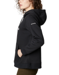 The Columbia Womens Logo Hoodie in Black & White