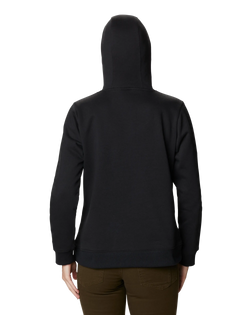 The Columbia Womens Logo Hoodie in Black & White