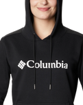 The Columbia Womens Logo Hoodie in Black & White