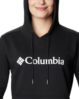 The Columbia Womens Logo Hoodie in Black & White