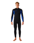 Trad 4/3mm Back Zip Wetsuit in Blue