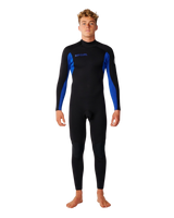 Trad 4/3mm Back Zip Wetsuit in Blue
