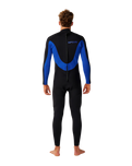 Trad 4/3mm Back Zip Wetsuit in Blue