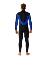 Trad 4/3mm Back Zip Wetsuit in Blue
