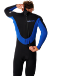 Trad 4/3mm Back Zip Wetsuit in Blue