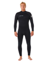 The Rip Curl Mens Trad 5/4mm Back Zip Wetsuit in Black