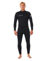 The Rip Curl Mens Trad 5/4mm Back Zip Wetsuit in Black