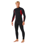 The Rip Curl Mens Trad 5/4mm Back Zip Wetsuit in Black