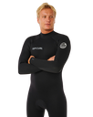 The Rip Curl Mens Trad 5/4mm Back Zip Wetsuit in Black