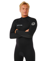The Rip Curl Mens Trad 5/4mm Back Zip Wetsuit in Black