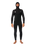 Elasto 5/4mm Chest Zip Hooded Wetsuit in Black