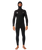 Elasto 5/4mm Chest Zip Hooded Wetsuit in Black