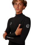 Elasto 5/4mm Zipless Entry Wetsuit in Black