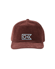 OK Flag Cord Cap in Dark Roast