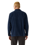 The Levi's® Mens Jackson Worker Corduroy Overshirt in Zodiac Blue Corduroy