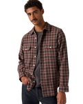 Corduroy Jackson Worker Overshirt in Wine
