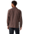 Corduroy Jackson Worker Overshirt in Wine