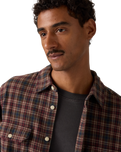Corduroy Jackson Worker Overshirt in Wine