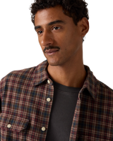 Corduroy Jackson Worker Overshirt in Wine