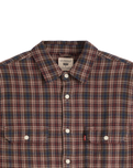 Corduroy Jackson Worker Overshirt in Wine