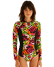 Mirage UPF Long Sleeve Swimsuit in Bloom