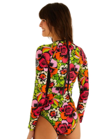 Mirage UPF Long Sleeve Swimsuit in Bloom
