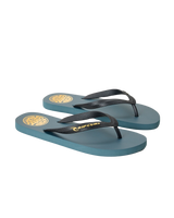 Icons Of Surf Bloom Flip Flops in Moss