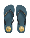 Icons Of Surf Bloom Flip Flops in Moss