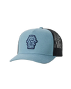 The Rip Curl Boys Boys Search Icon Trucker Cap in Faded Denim