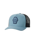 The Rip Curl Boys Boys Search Icon Trucker Cap in Faded Denim