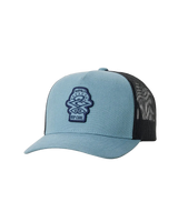 The Rip Curl Boys Boys Search Icon Trucker Cap in Faded Denim