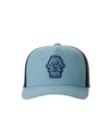 The Rip Curl Boys Boys Search Icon Trucker Cap in Faded Denim