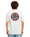 The Rip Curl Mens Destroy Series T-Shirt in Bone