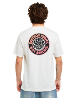 The Rip Curl Mens Destroy Series T-Shirt in Bone