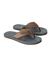 Oxford Bloom Flip Flops in Dark Grey