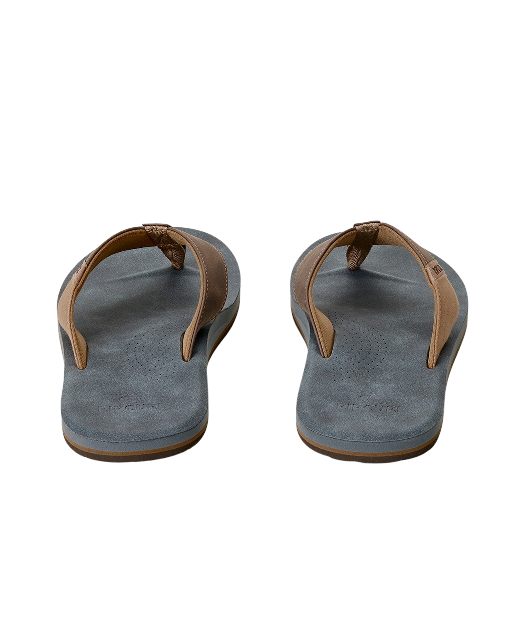 Oxford Bloom Flip Flops in Dark Grey