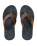 Oxford Bloom Flip Flops in Dark Grey