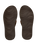 Oxford Bloom Flip Flops in Dark Grey