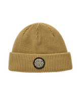 The Rip Curl Mens Icons Reg Beanie in Mustard