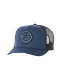 The Rip Curl Mens Wetsuit Icon Trucker Cap in Black & Navy